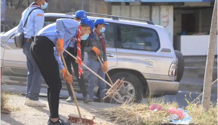 تعز : حملة نظافة واسعة بمناسبة يوم التطوع العالمي
 