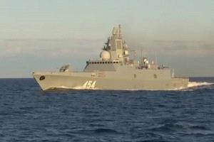 الفرقاطة "الأدميرال غورشكوف" الروسية ترسو في ميناء جزائري